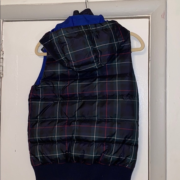 J Crew- tartan plaid puffer vest - Picture 3 of 4